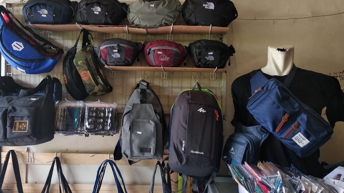 Pusat Tas Slempang, Pinggang, Ransel
